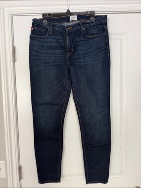 Hudson Jeans Straight Leg Dark Indigo Denim